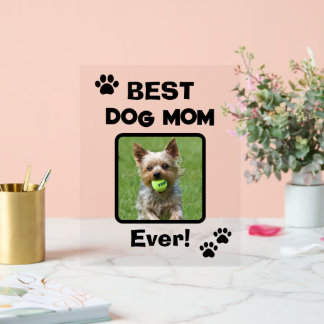 Schattig Aanpassen Beste Huisdier Hond Kat Moeder Acryl Bord