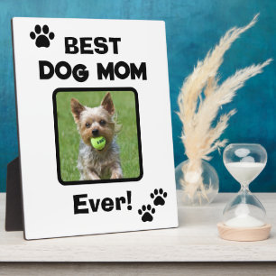 Schattig Aanpassen Beste Huisdier Hond Kat Moeder  Fotoplaat