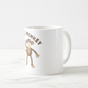 schattig aapje koffiemok
