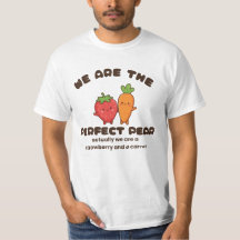 Schattig Aardbei- en Wortelpersonage-ontwerp