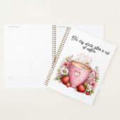 Schattig Aardbei Koffie planner ontwerp (Display)
