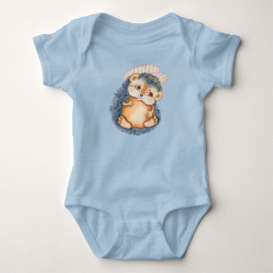 Schattig Aardig Baby Egel Met Hoed Romper