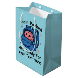 Schattig Achter-de-Computer-maatwerk “Hersenen Kla Medium Cadeauzakje
