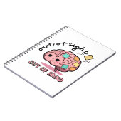 Schattig ADHD-hersenen notitieboek (Linkerzijde)
