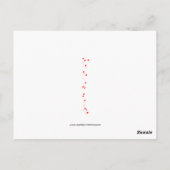  Schattig-Afrikaanse Valentijn van Amer Girl Briefkaart (Achterkant)