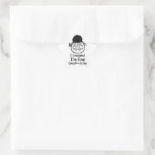 Schattig Afstudeer Meisje Sticker 2026 - Ik heb he (Tas)