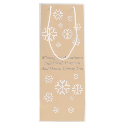 schattig akita kus snowman akita foto kerst wijn cadeautas (Achterkant)