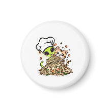 Schattig Alien Chef Kitten 