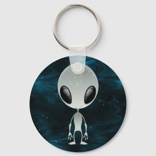 Schattig Alien Sleutelhanger (Voorkant)