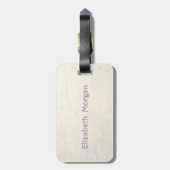 Schattig Aloha Hawaiian Pineapple-Personalized Bagagelabel (Achterkant verticaal)