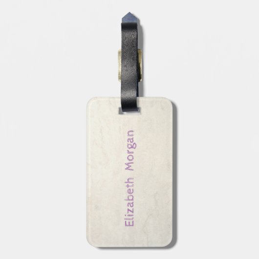 Schattig Aloha Hawaiian Pineapple-Personalized Bagagelabel (Achterkant verticaal)