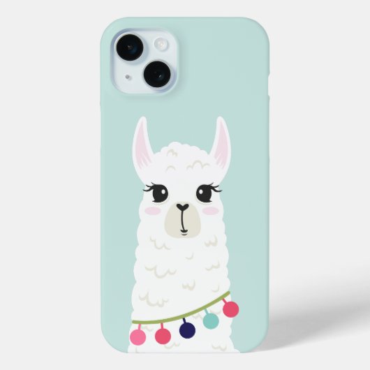 Schattig Alpaca Face Case-Mate iPhone Case (Achterkant)