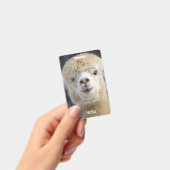 Schattig Alpaca gezicht  Badge (Handheld)