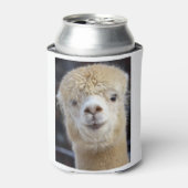 Schattig Alpaca-gezicht Blikjeskoeler (Blikje Voorkant)
