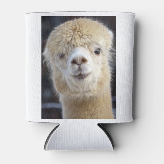 Schattig Alpaca-gezicht Blikjeskoeler (Voorkant)
