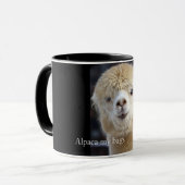 Schattig Alpaca-gezicht Mok (Voorkant links)
