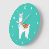 Schattig Alpaca llama schattig dier Grote Klok (Hoek)