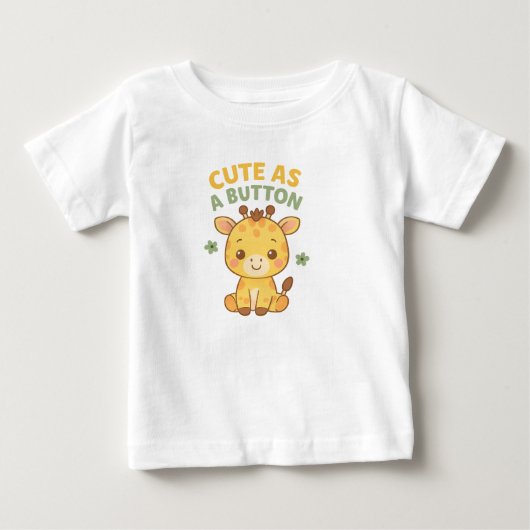 Schattig als een Knop – Baby Giraffe Charme (Voorkant)