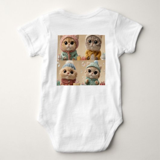 Schattig als een knopje romper (Achterkant)