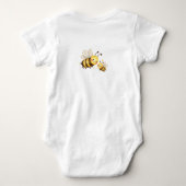 Schattig als kan Bee Baby  Romper (Achterkant)