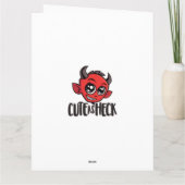 Schattig als wat duivel kaart (Achterkant)