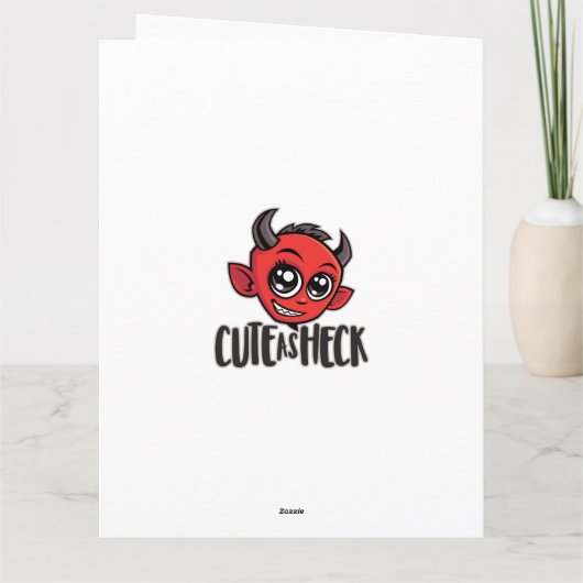 Schattig als wat duivel kaart (Achterkant)