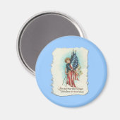 Schattig  americana ontwerp magneet (Voorkant / Achterkant)