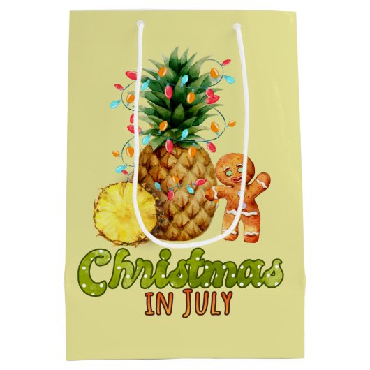 schattig ananas kerst peperkoek juli medium cadeauzakje (Achterkant)