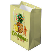 schattig ananas kerst peperkoek juli medium cadeauzakje (Achterkant Gekanteld)
