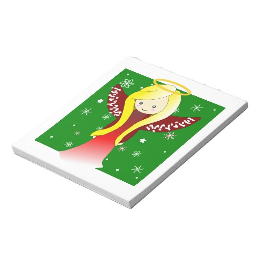 Schattig Angel Notitieblok (Linkerzijde)