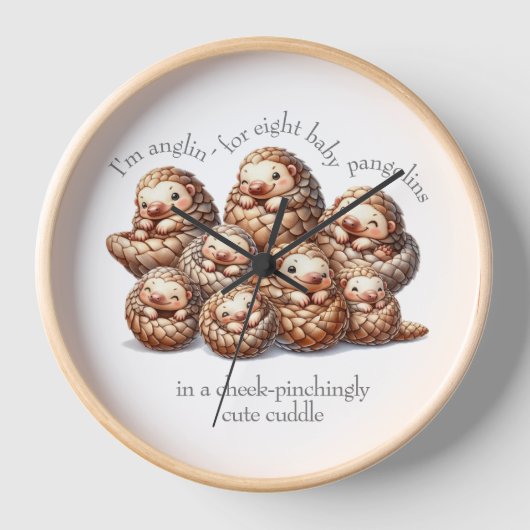 Schattig Anglin' voor 8 Schattigee Knuffelschubdie (Voorkant)