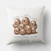 Schattig Anglin' voor 8 Schattigee Knuffelschubdie Kussen (Achterkant)