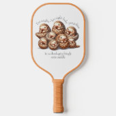 Schattig Anglin' voor 8 Schattigee Knuffelschubdie Pickleball Paddle (Voorkant)