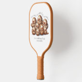 Schattig Anglin' voor 8 Schattigee Knuffelschubdie Pickleball Paddle (Links)