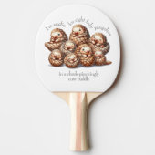 Schattig Anglin' voor 8 Schattigee Knuffelschubdie Tafeltennisbatje (Voorkant)