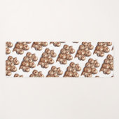 Schattig Anglin' voor Schattigee Knuffelschubdiere Yogamat (Voorkant (horizontaal))