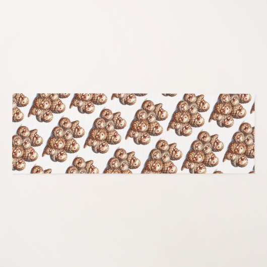 Schattig Anglin' voor Schattigee Knuffelschubdiere Yogamat (Voorkant (horizontaal))