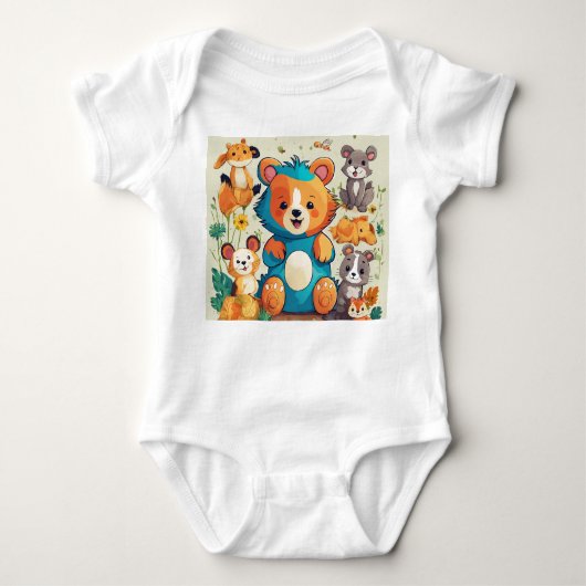 Schattig Animal Edition Babysuit Romper (Voorkant)