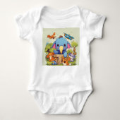 Schattig Animal Edition Babysuit Romper (Voorkant)