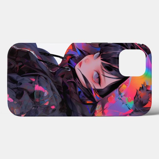 Schattig anime catgirl Case-Mate iPhone case (Achterkant (horizontaal))