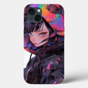 Schattig anime catgirl Case-Mate iPhone case