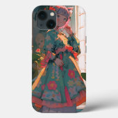 Schattig anime catgirl Case-Mate iPhone case (Achterkant)