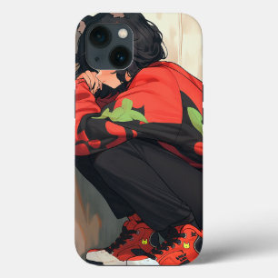 Schattig anime catgirl Case-Mate iPhone case
