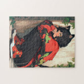 Schattig anime catgirl legpuzzel (Horizontaal)