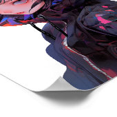 Schattig anime catgirl poster (Hoek)