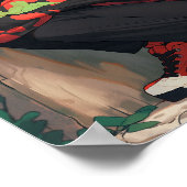 Schattig anime catgirl poster (Hoek)