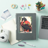 Schattig anime catgirl sticker (iPad Cover)