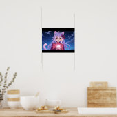 Schattig Anime Kat Meisje Poster (Keuken)