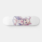 schattig, anime konijntje Pasen Persoonlijk Skateboard (Horizontaal)