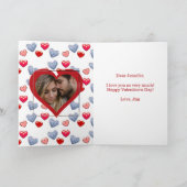 Schattig Anime Koppel Gepersonaliseerde Valentijns Feestdagen Kaart (Binnen)